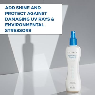 BioSilk Hydrating Therapy Pure Moisture, Leave-In Hair Spray for Frizz Control & Hydration, Adds Shine, Replenishes Hair Moisture, Sulfate-Free, Paraben-Free, Cruelty-Free, 7 Oz