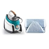 Polti La Vaporella XT100C, Steam Generator Iron with Boiler, 7.5 bar, no Maintenance, Unlimited Autonomy, steam Pulse 500g & XL Cotton Ironing Board Cover
