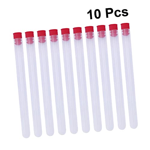 Image of Anneome Plastic Colored Storage Bottles with Lids for Beads and Small Craft Supplies Organizer 6.29 Inch Tubes for DIY Jewelry Making and Crafting