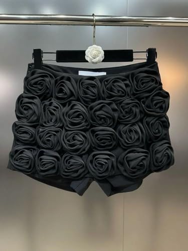 Women's Skirts with Flowers Slim High Waist Wrap Hip Female Mini Skirts4