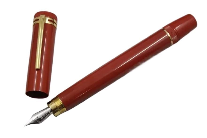 Stylos plume rotatifs anti-fatigue à piston résine pour écriture