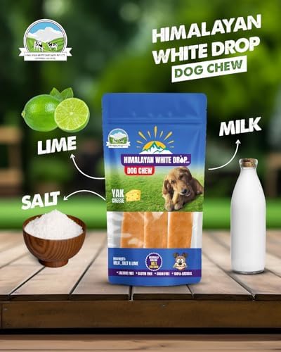 Himalayan White Drop Yak Cheese Dog Chew, 100% Natural - 3
