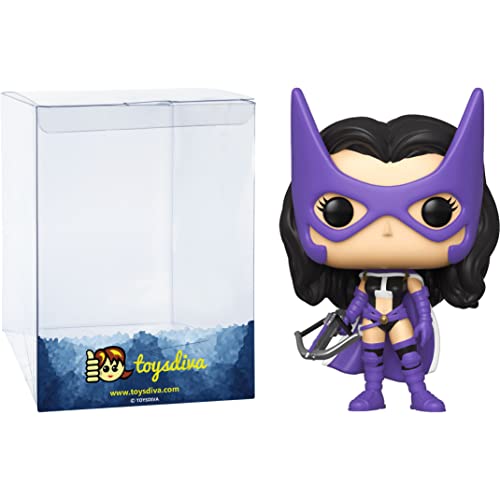 Huntress (2019 Fall Con Exc): P O P ! Heroes Vinyl Figurine Bundle With 1 Compatible 'Toysdiva' Graphic Protector (285-43377 - B)