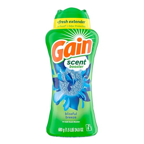 Gain In-Wash Laundry Scent Booster, Blissful Breeze Scent, 24.0 OZ, Fresh Extender + Odor Protection - image 8