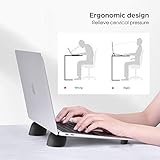 nediea Laptop Cooling Pads, Portable Laptop Stand, Keyboard Stand Raiser, Notebook Feet Raiser, Compatible with Tablet, with MacBook, with Keyboard and 11-17 Inch Laptops - Image 3