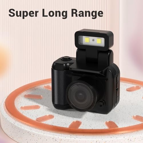 Minicamera Sleutelhanger, 1080P Vintage Kleine Digitale Camera Videorecorder met LED-flitslicht, Draagbare Reisduimcamera voor Vloggen Levensopname Minicamera Sleutelhanger, 1080P Vintage Kleine Digitale Camera Videorecorder met LED-flitslicht, Draagbare Reisduimcamera voor Vloggen Levensopname