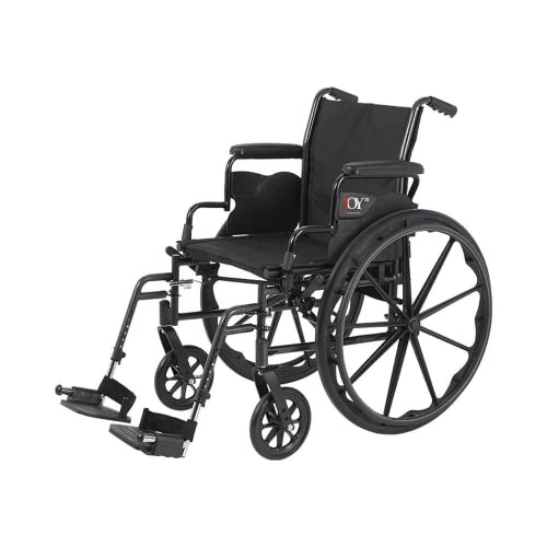 Joy 3 Lightweight K3 Wheelchair with Flip-Back, Desk-Length Armrests & Swing-Away Footrests (16 inch)