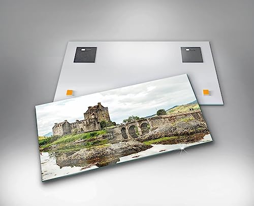 Image verre coloré moderne château Eilean Donan 120x60cm - 2