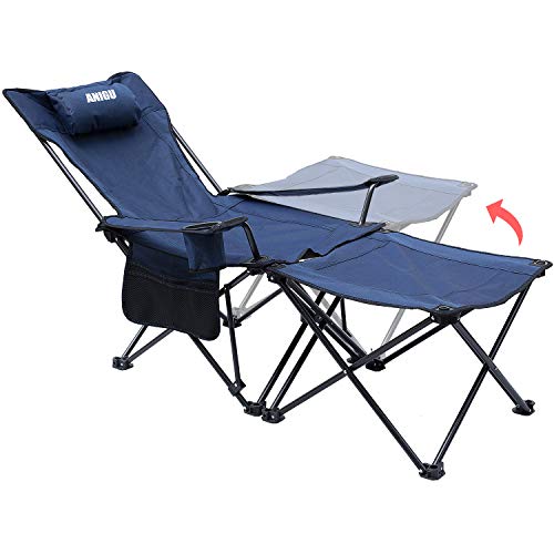 camping chair with footrest