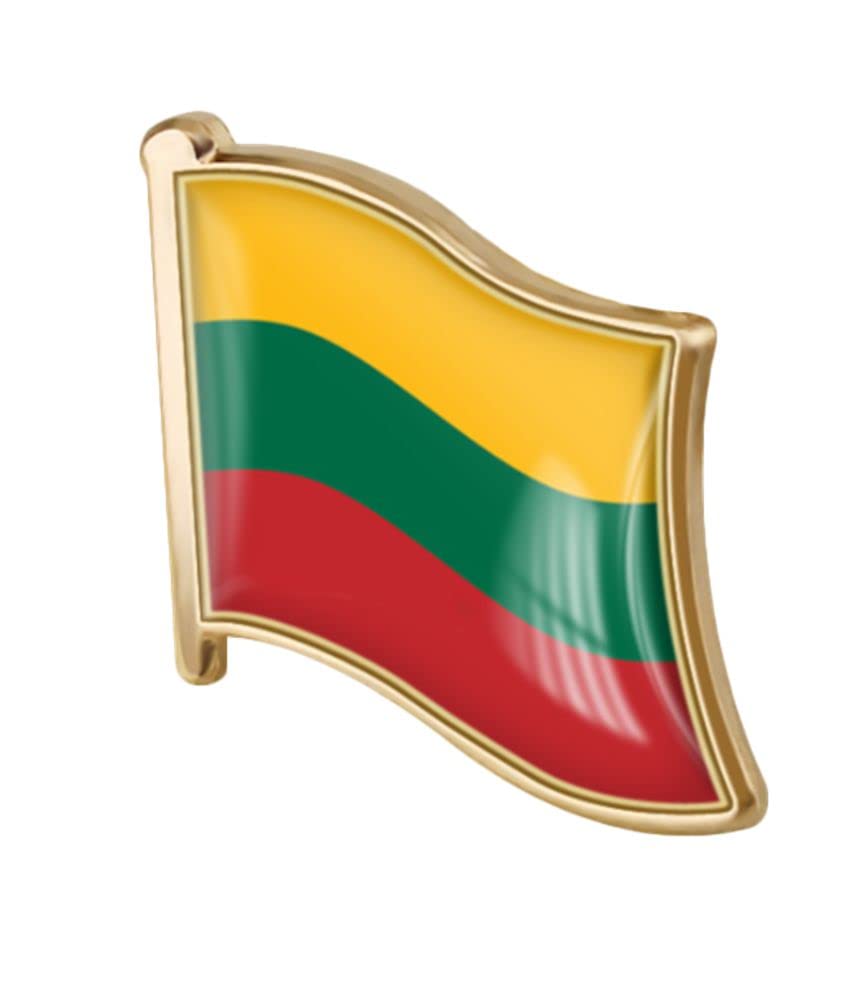 vmcoatdu Country Flag Pin Badge International Travel Brooch Metal Alloy Souvenir Pin for Hat Clothes Backpack