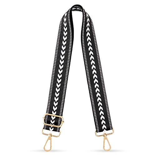 Image of TANOSII Wide Purse Strap Adjustable Replacement Shoulder Crossbody Strap Handbag Strap