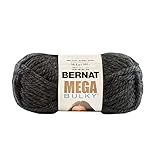Spinrite Mega Bulky Yarn, Dark Grey Heather