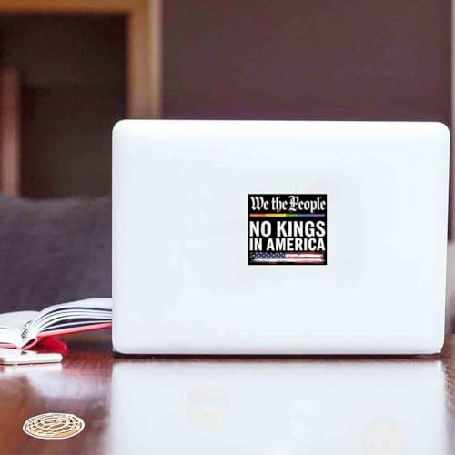 Image of 10 Pack No Kings in America We The People Stickers Laptop Bumper Decal Window Waterproof Car Stickers