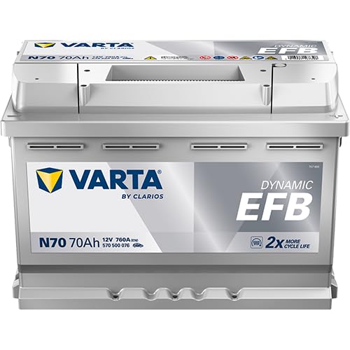 VARTA LN3 AGM バッテリー 70Ah 760A Amazon | VARTA LN3 EFB バッテリー Dynamic EFB N70 70A 760CCA