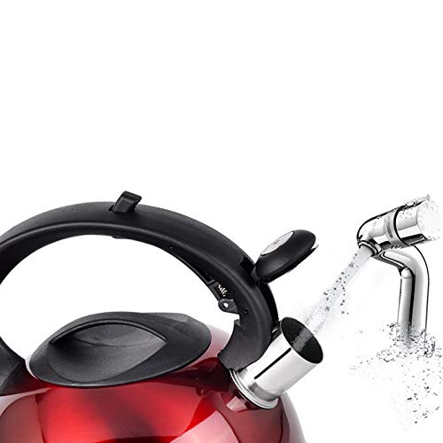 Hervidor eléctrico acero inoxidable 304 rojo miniatura 4