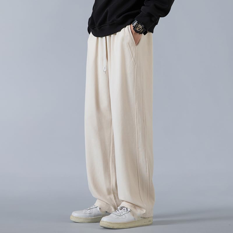 Streetwear Casual Pants Men's Oversized Straight Leg Sport Sweatpants Urban Style2