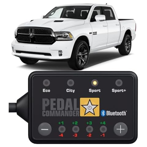 PEDAL COMMANDER for Dodge Ram Truck 2007-2018 Throttle Response Controller Fits:1500, 2500, 3500, 3.0L 3.6L 5.7L 6.4L 6.7L Gas & Diesel (Not Compatible w/ 2011-2014 HO) Truck Accessories Cover