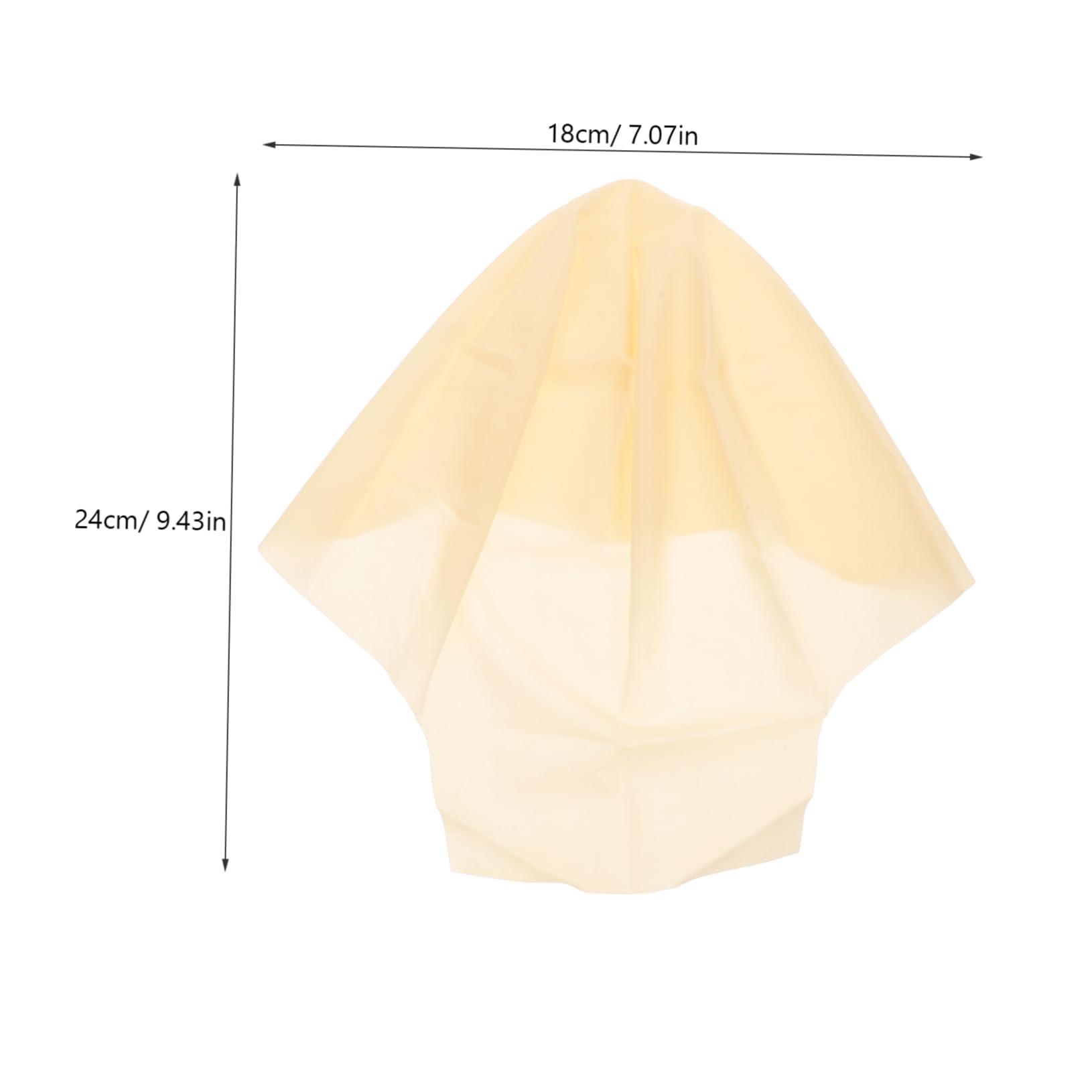 Didiseaon Bald Cosplay Hat Wilma Flintstone Wig Bald Wig for Adults Latex Performance Props