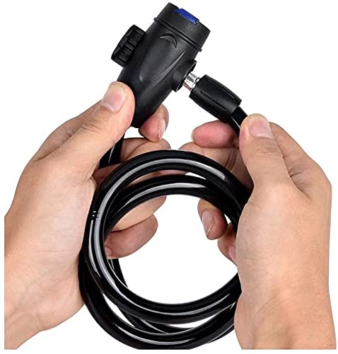Candado de bicicleta con candado de cable de acero tipo anillo, candado de aleación de acero, con soporte de montaje, negro