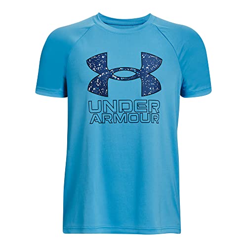 Image of Under Armour Boys' Tech Hybrid Printed Fill Short-Sleeve T-Shirt
