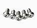 Set (5) Chrome Front Rotor Torx Head Grade 8 Bolts for Harley-Davidson, Custom Chopper Brakes