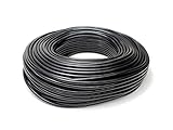HPS HTSVH35-BLKx25 Black 25' Length High Temperature Silicone Vacuum Tubing Hose (60 psi Maxium Pressure, 3.5mm ID)