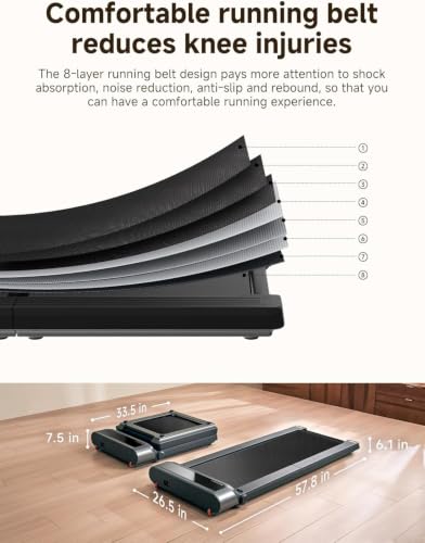 Image of WalkingPad Foldable Walking Pad Treadmill, Walk and Jog, Under Desk