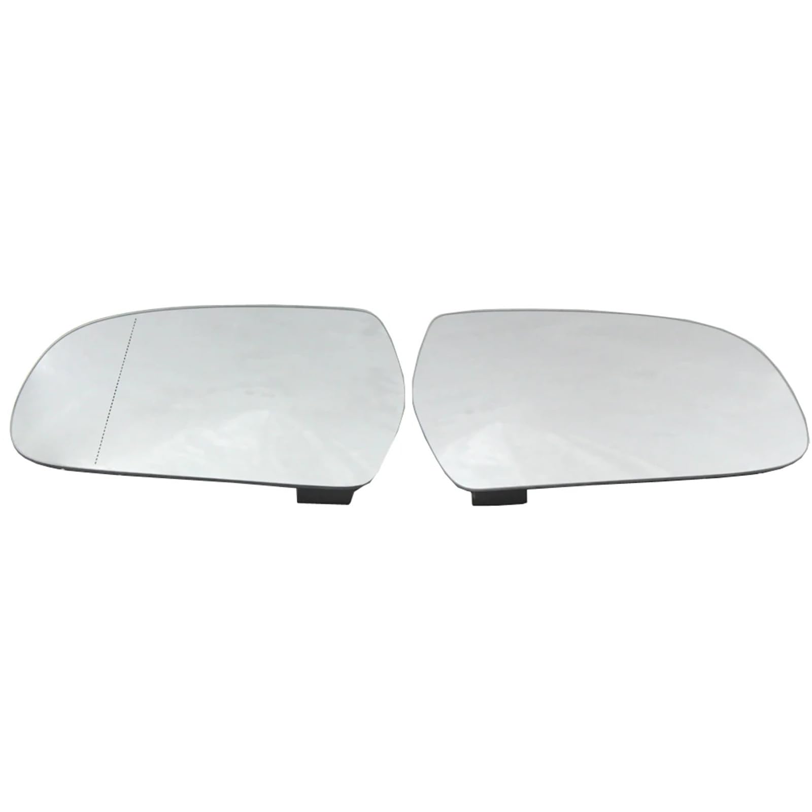 Cristal de espejo retrovisor calefactado Espejo retrovisor exterior blanco calefactable, par 8K0857536F 8K0857535F para AUDI A3 A4 A5