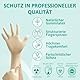 Ansell TouchNTuff 69-318 Latex Einweghandschuhe Puderfrei, Professionelle Schutzhandschuhe mit Texturierte Fingerspitzen, Lebensmittel Einmalhandschuhe, Weiß, Größe M (100 Handschuhe)