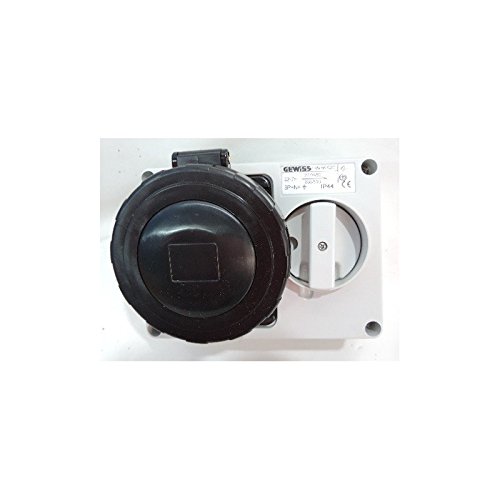 Gewiss 66 ib - Caja Hembra 32a 3 Polos+Neutro+Tierra 500v ip44 con Blanco