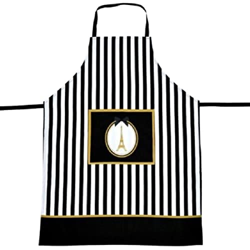 Tablier adulte Paris médaillon doré le cadeau idéal pour les passionnés de cuisine