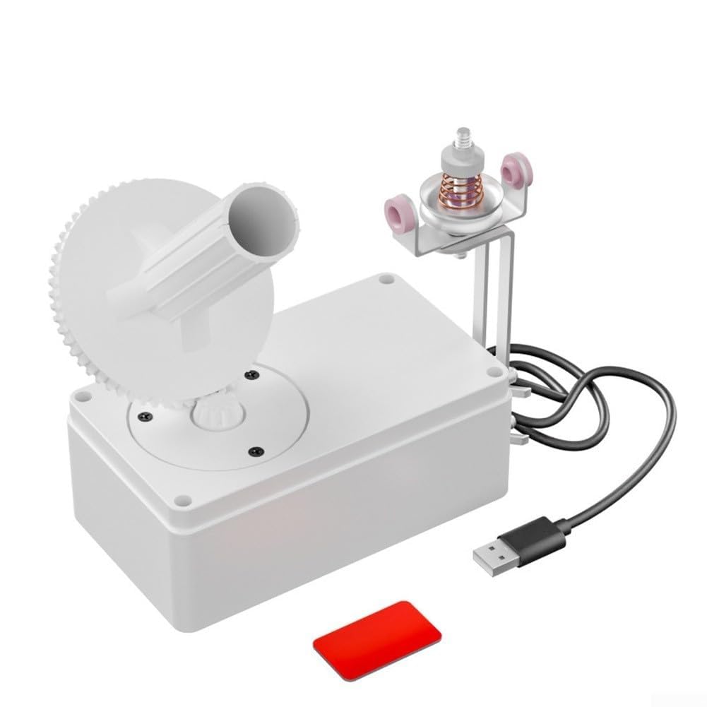 Avvolgitore per filato alimentato tramite USB, velocità regolabile, costruito per uso domestico, con capacità per filati da 2 mm e matasse da 150 g senza accessori aggiuntivi (versione ad alta