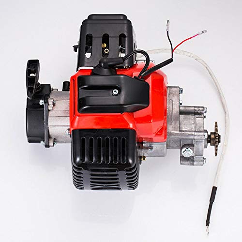 HOTSTORE 2 Stroke Bicycle Engine Kit, 49CC Engine Motorized Bike Kit, Gas Motor Pull Start