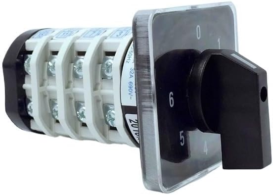 Multi 5 Positions Changeover Rotary 660V 32Amper Four Stages 4 Levels 16 Terminals Cam Switch(0-4 Positions)