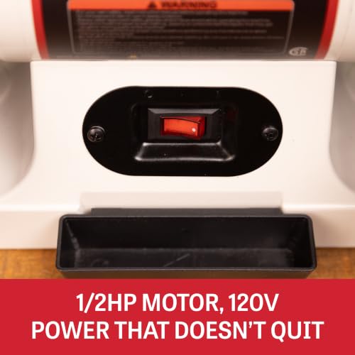 JET 8-Inch Bench Grinder with LED Lights