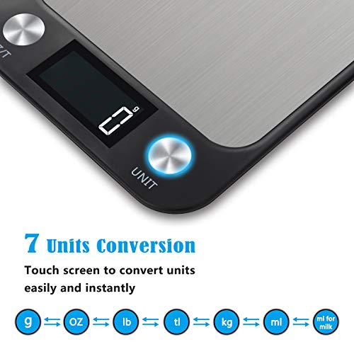 Digital Kitchen Scale for Cooking and Baking