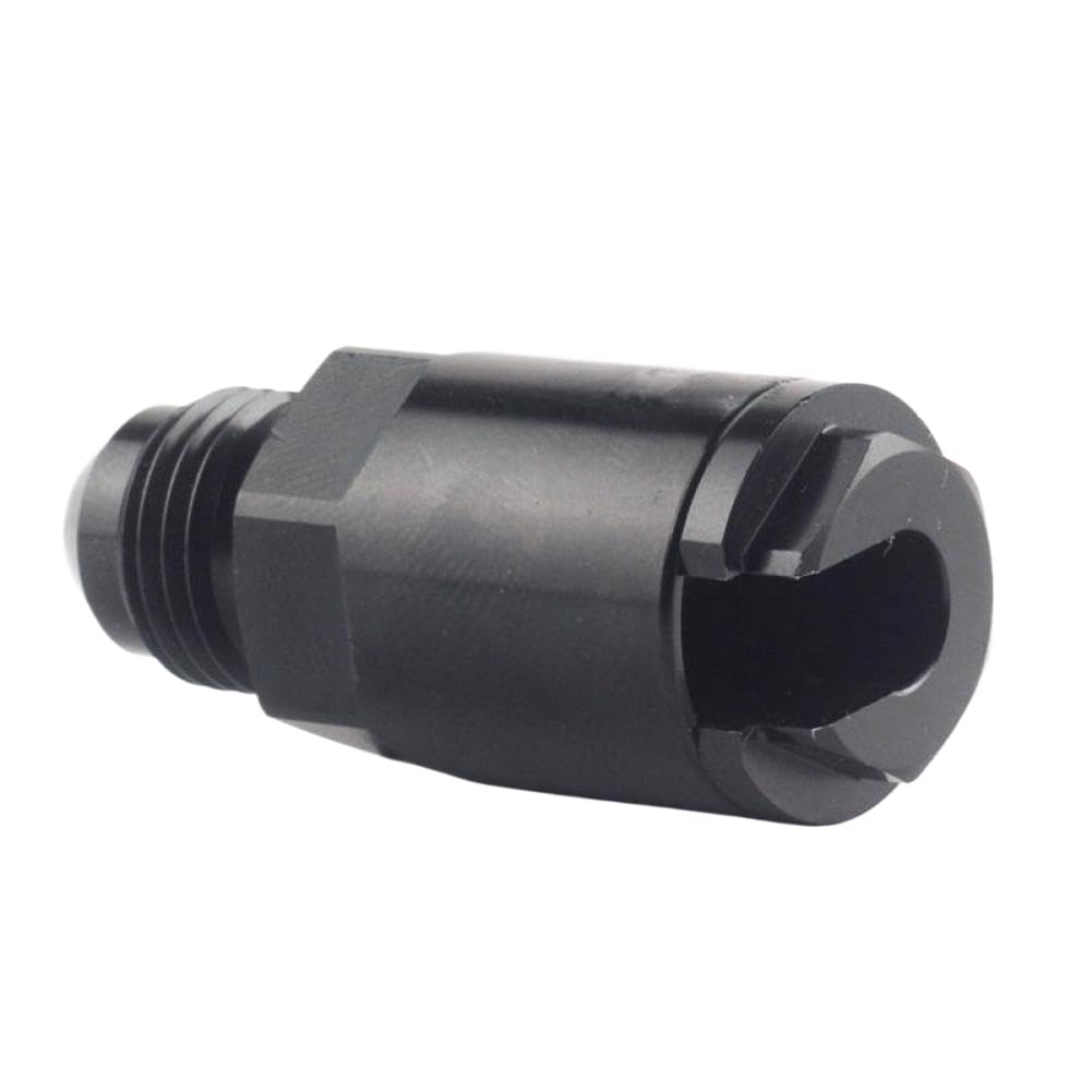 Fuel Line EFI Adapter Fitting 6AN Male to 1/4 Inch 5/16 Inch 3/8 Inch Quick Disconnect Push Hardline E85(an6-38)