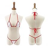 Tinpia Mini G-String Thong Micro Biquini Tan Sunbath Bikinis Set Beach Swimwear