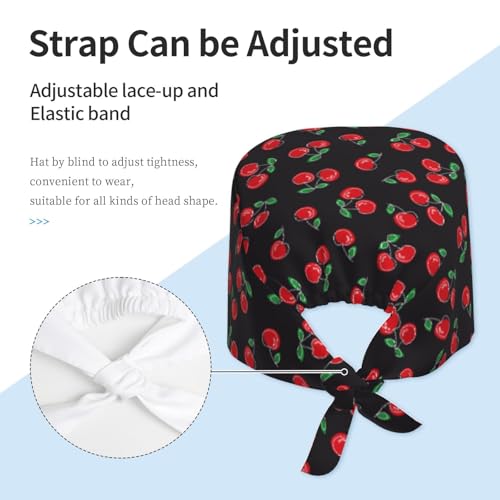 Image of Unisex Adjustable Surgical Sweatband - Elastic Bandage Cap - Scrub Caps for Nurse Working Cap