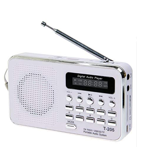 Onlinesikhstore 1300 pistas Sikh Gurbani White Radio Reproductor MP3 Japji Nitnem Bani Akhand Camino Sukhmani