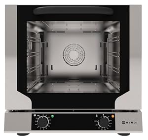 Hendi Heißluftofen Compact 4 Bleche Edelstahl