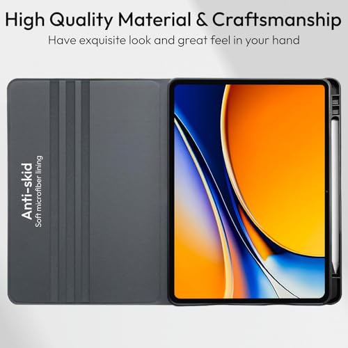 Image of Robustrion Cover for Realme Pad 3 11.61 inch Cover Case with Pencil Holder, Deer Flip Cover Case for Realme Pad 3 Tablet Cover [Auto Sleep Wake Support] - Dark Green