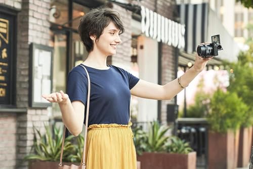 Sony Alpha 6100 | APS-C Spiegellose Kamera mit Sony 16-50mm Power-Zoom-Objektiv | Schneller 0,02s Autofokus mit Augenerkennung für Mensch und Tier, 4K-Filmaufnahmen und neigbares Display | schwarz – Bild 6