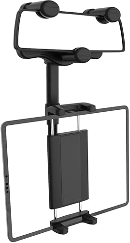 Soporte para teléfono para espejo retrovisor de automóvil, soporte para tableta para iPad y teléfono celular de 4 a 13 pulgadas, soporte retráctil disponible en Yaxa Mexico