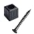Myard Baluster Connectors with Screws for Deck Handrail Railing Fencing (Qty 100, Classic Square Connectors)
