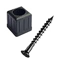 Myard Classic Square Baluster Line Level Connectors 50-Pack with Screws for Deck Handrail Railing Fencing