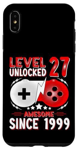 Level 27 Unlocked Birthday 27 Years Old Gifts 27th Birthday �X�}�z�P�[�X iPhone XS Max �p