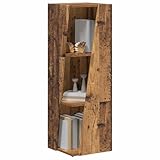 【Design stylé】 L'étagère latérale moderne combine fonctionnalité et style. Conçue en bois d'ingénierie de qualité, ses lignes épurées ajoutent une touche chic à n'importe quel décor. Parfaite dans tous les coins de la maison, elle offre suffisamment d'espace pour vos essentiels, rendant votre espace à la fois pratique et élégant.