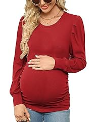 Long Sleeve-wine Red