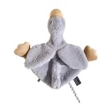 Helga The Goose, Pacifier Holder, Security Blanket Lovey, Infant Stuffed Toy, 9.8 Inches (Pack of 1) (Sky Grey)